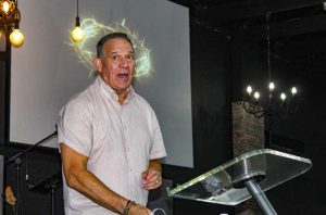 Ps Larry on Palm Sunday.