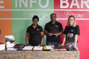 The info bar at Rhema South Coast Family Church!