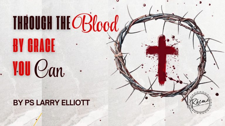 Through the blood by faith