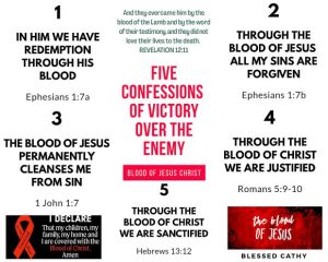 5 confessions over the enemy