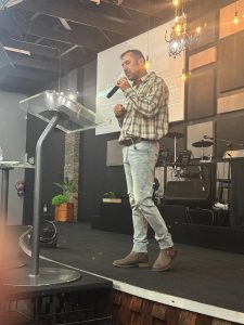 Ps Ben preaching at Rhema