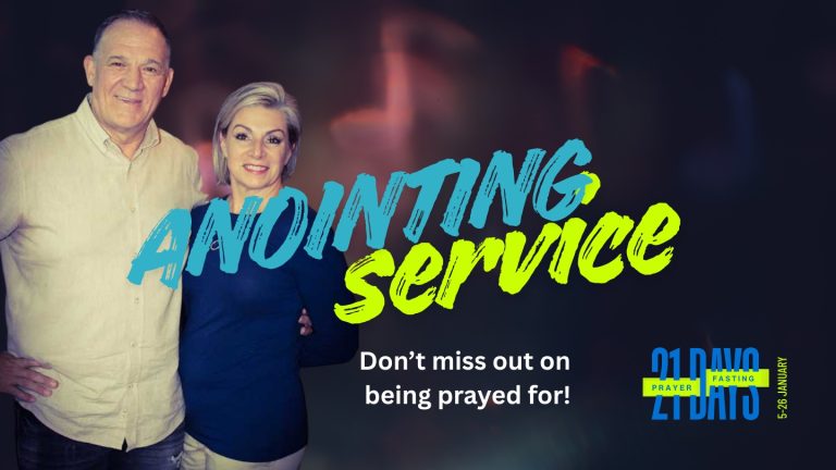 Anointing Service - a photo of Ps Larry and Mandy Elliott