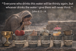 Living water versus temporary wells