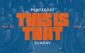 This is the Day of Pentecost