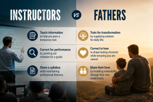 Spiritual father investing in the next generation through discipleship and leadership.