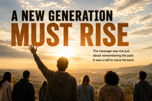 An new generation must rise