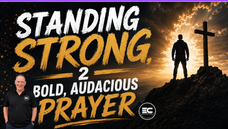 Ps Larry did a sermon on standing strong and bold audacious prayer.